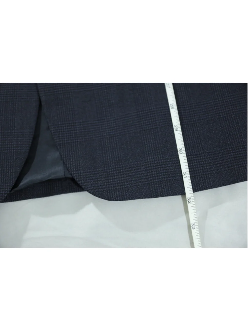 Vtg Chaps Ralph Lauren Blazer Mens 42R Charcoal GrayGlen Plaid Wool Canada 3-Btn